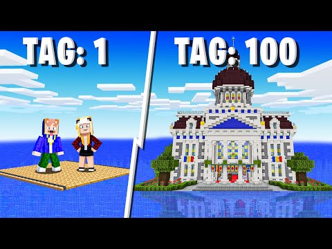 100 TAGE AUF DEM OFFENEN MEER ÜBERLEBEN IN MINECRAFT!
