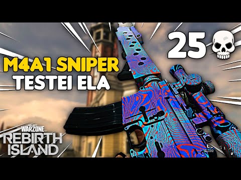 A M4A1 SNIPER é SURPREENDENTE em Rebirth Island | COD Warzone