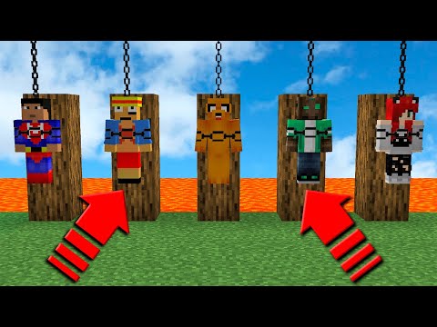 ¿A QUIÉN DE ESTOS YOUTUBERS LE SALVARÍAS LA VIDA EN MINECRAFT? 😱