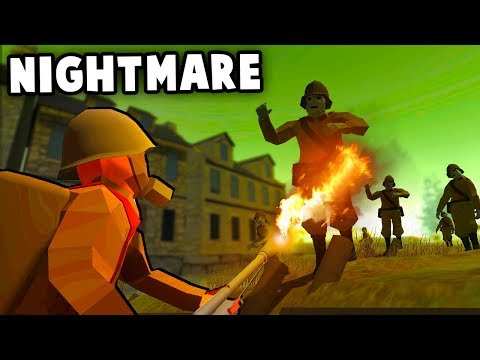 Absolute NIGHTMARE! Zombie Invasion vs Evacuated Village Fort! (Ravenfield Best Mods)