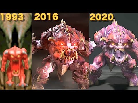 All Demons Comparison From (1993 – 2020) – DOOM ETERNAL