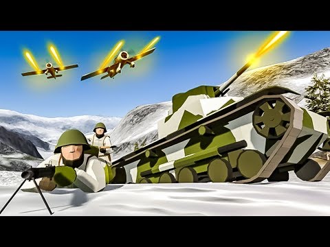 Alternate World War 2 Army Defends a Mountain Pass in Ravenfield!