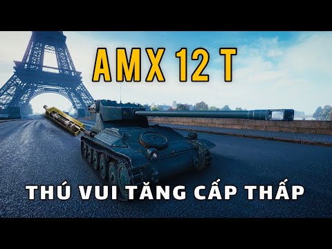 AMX 12 t: Nhỏ mà có võ! | World of Tanks