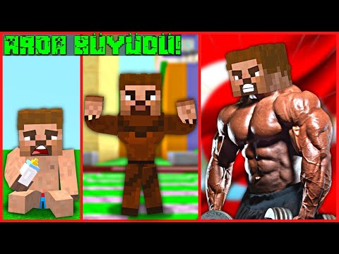 ARDA BÜYÜDÜ, KASLI OLDU! 😱 – Minecraft