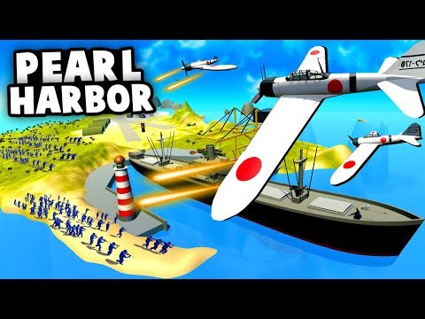 BATTLE of PEARL HARBOR! The PACIFIC WAR of WW2! (Ravenfield Best Mods)