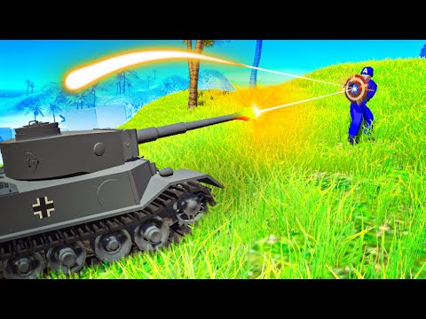 Can CAPTAIN AMERICA Defeat the German at Market Garden WW2 in Ravenfield?