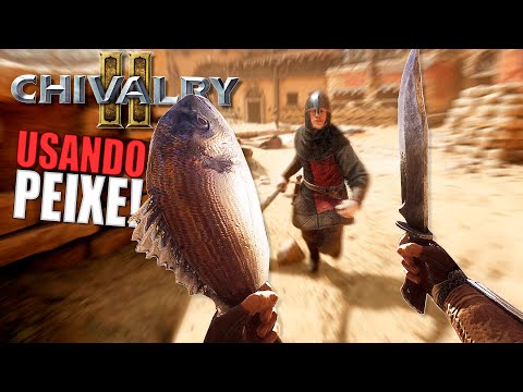 Chivalry 2, mas usando até peixe para ganhar