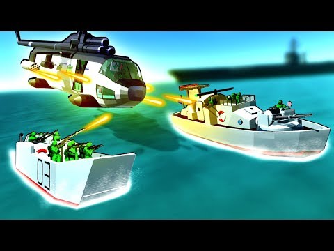 Craziest Vehicles Ever Create Epic Air and Sea Battles in Ravenfield!