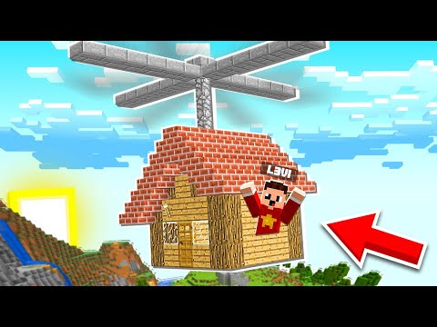 CRIEI uma CASA que VOA no MINECRAFT!