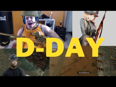 D-Day invasion FOXHOLE 2022 GAMPEPLAY (new player experience/meme experience)