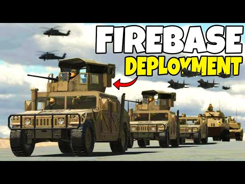 Deploying Troop Transports to FIREBASE Hill Defense! – Ravenfield: Battle Simulator