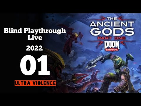 Doom Eternal Ancient Gods Pt1 Blind Playthrough || Ultra Violence || Part 1 [India]