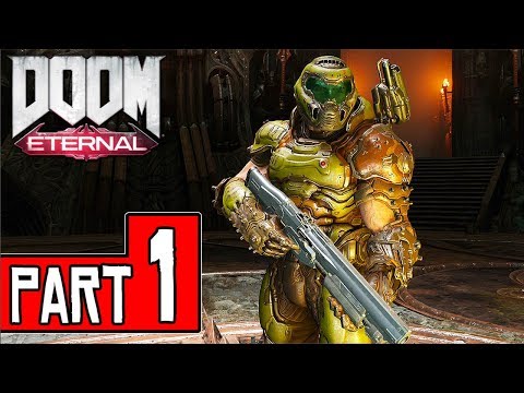 DOOM Eternal Walkthrough Part 1 (PS4 Pro) FULL GAME No Commentary @ 1440p (60ᶠᵖˢ) ✔