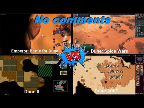 Dune 2 vs Dune 2000 vs Dune Emperor vs Dune Spice Wars