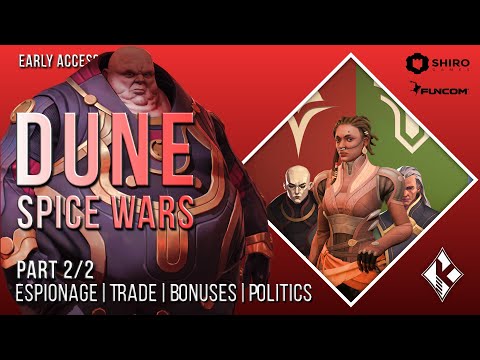 Dune Spice Wars [4k] Espionage | Trade | Politics | Production | Research & more | Part 2/2