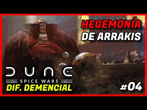 DUNE Spice Wars Campaña HARKONNEN#04 "Hegemonía sobre Arrakis" / Juego RTS 4X. Gameplay en Español