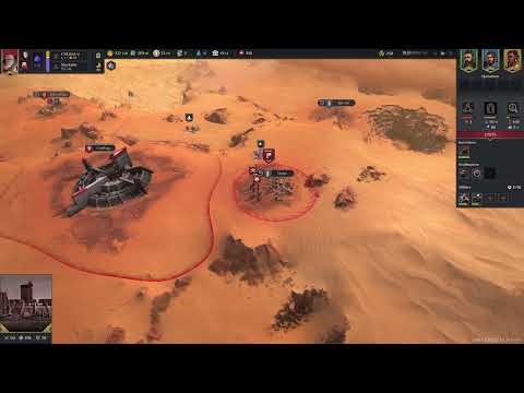 Dune: Spice Wars House Harkonnen Victory Gameplay (No Commentary)