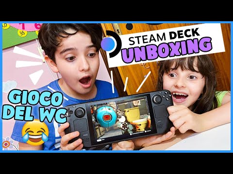 È arrivata la Steam Deck!! 😮 Pc gaming portatile! 🤩 Unboxing e prima prova
