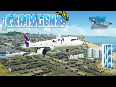 ✈ ¡Volando hacia CARTAGENA en LATAM! |  Microsoft Flight Simulator 2020