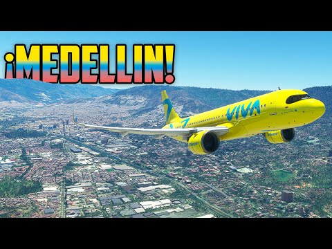 ✈ ¡Volando hacia MEDELLÍN en VIVA! |  Microsoft Flight Simulator 2020