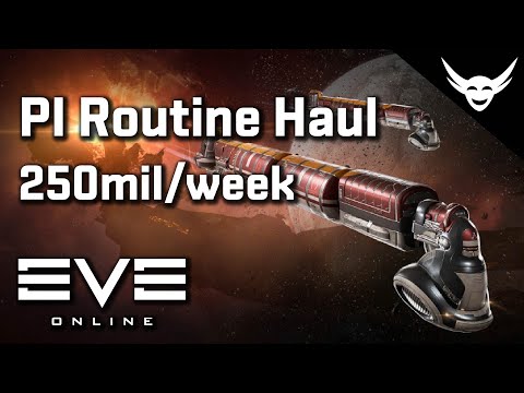EVE Online – (250mil/week) Planetary interaction Routine Delivery