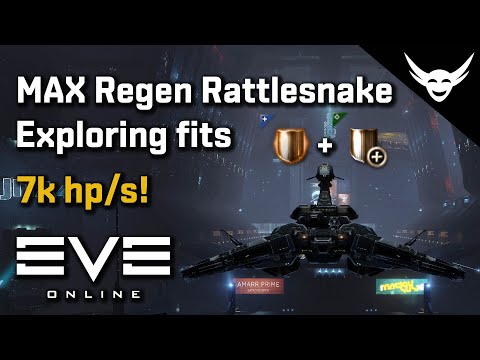 EVE Online – MAX REGEN Rattlesnake fits
