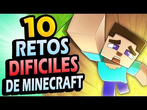 💀 10 Retos Difíciles Que NO Podrías Lograr en Minecraft!!