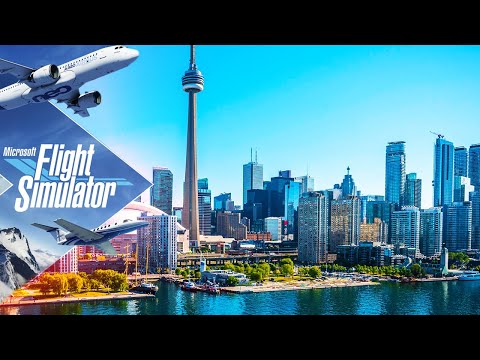 [🔴4K] Toronto Amazing Views | Microsoft Flight Simulator 2020 [RTX ULTRA]