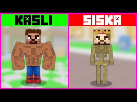FAKİR 24 SAAT BOYUNCA KASLI OLDU, ZENGİN SISKA OLDU! 😂 – Minecraft ZENGİN FAKİR HAYATI