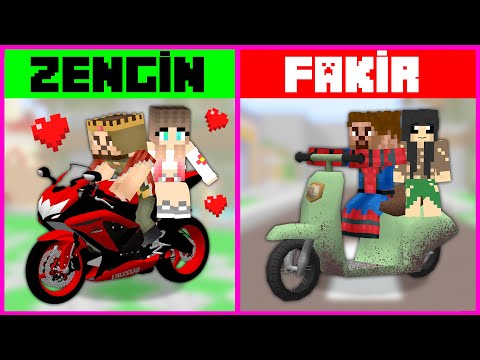FAKİR ARDA SEVGİLİ VS ZENGİN RÜZGAR SEVGİLİ! 😂 – Minecraft ZENGİN FAKİR HAYATI