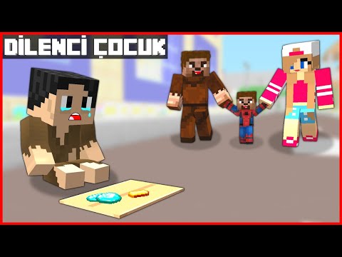 FAKİR VE AİLESİ DİLENCİ ÇOCUK FİLMİ! 😱 – Minecraft