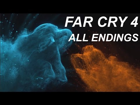 Far Cry 4 All 3 endings, good / bad / secret / alternative ending, cutscenes, PS4, Xbox One, end