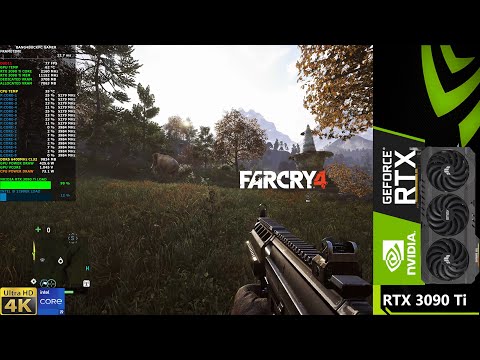 Far Cry 4 Ultra Settings 4K | RTX 3090 Ti | i9 12900K 5.3GHz