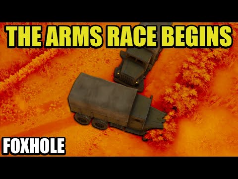 Foxhole – The Arms Race Begins (doing logi/hauling)