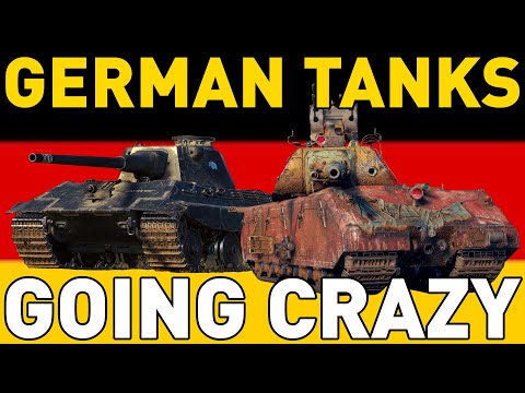 German Tanks Going CRAZY in World of Tanks!