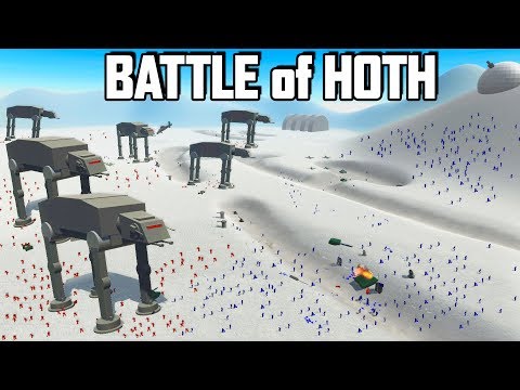 GIANT BATTLE of HOTH in Ravenfield!  (Ravenfield + Star Wars – Beta Gameplay Empire vs Rebels)