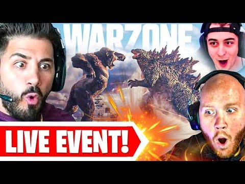 GODZILLA vs KING KONG WARZONE LIVE EVENT!