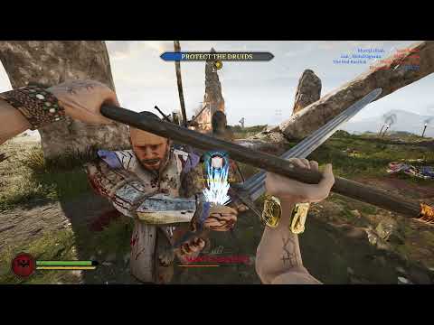 Greatsword Knight Defends Aberfell (Druid Gameplay) | Chivalry 2 House Aberfell Update