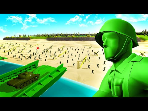 Green ARMY MEN D-DAY in RAVENFIELD?! – Incredible WW2 Toy Soldiers Battle!