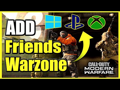 How to ADD FRIENDS in Call of Duty Warzone & Invite Friends (CrossPlay Tutorial)