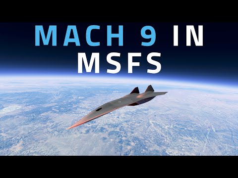 How to fly at Mach 9 in the new Darkstar for Microsoft Flight Simulator