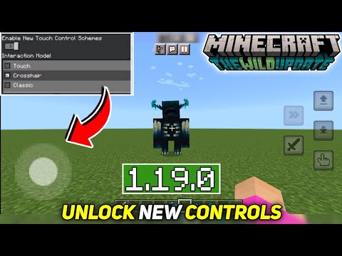 How To Unlock New Touch Controls In Minecraft Pe 1.19.0 Update!