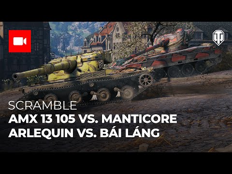 Scramble: АМХ 13 105 vs. Manticore + Steel Hunter Special