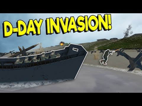 HUGE D-DAY OMAHA BEACH BATTLE! – Ravenfield Gameplay – WW2 Mod