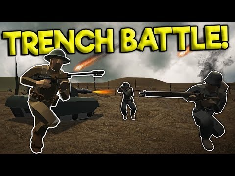 HUGE WW2 TRENCH DEFENSE BATTLE! – Ravenfield Gameplay – WWII Mod