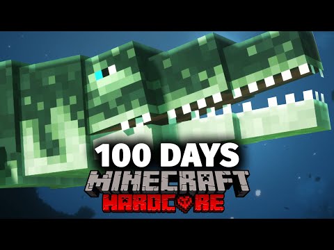 I Survived 100 Days in River Monsters Minecraft… Here's What Happened