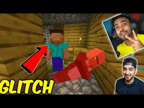Insane glitches in Minecraft 🔴 techno gamerz, bbs, yessmartypie, live Insaan, mythpat, fleet