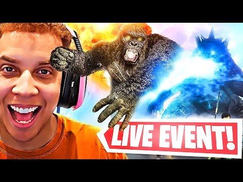 Insane Godzilla vs King Kong *LIVE EVENT* in Warzone!