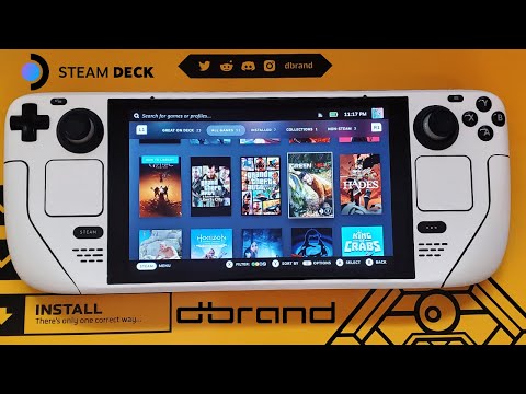 Installation Steam Deck dbrand Skin