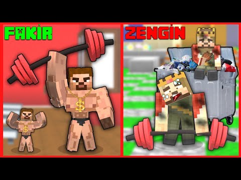 KASLI FAKİR AİLESİ VS SISKA ZENGİN AİLESİ! 😂 – Minecraft